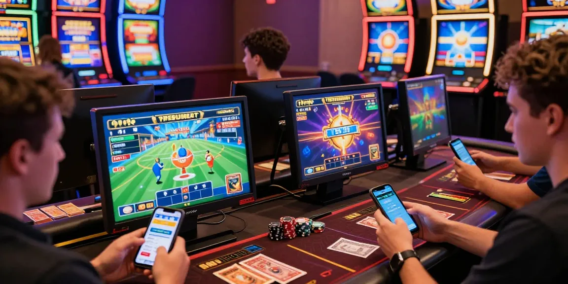 Engaging TK999 online sports betting scene with diverse players enjoying gaming.