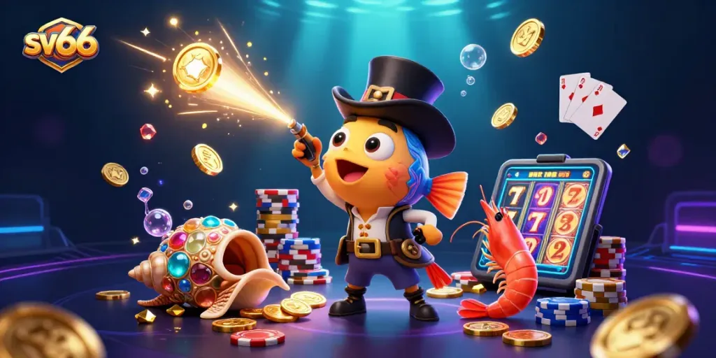 Catch endless prizes like sv66 in a vibrant underwater casino heist with treasure-filled sea creatures.