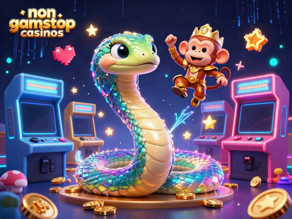 Experience the excitement of non gamstop casinos with vibrant 3D characters and dynamic gaming elements.