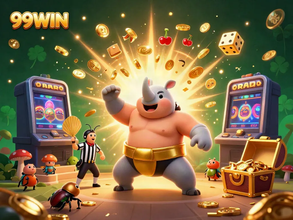 Experience the excitement of 99WIN as the rhinoceros beetle champion brings jackpots and fun to life.