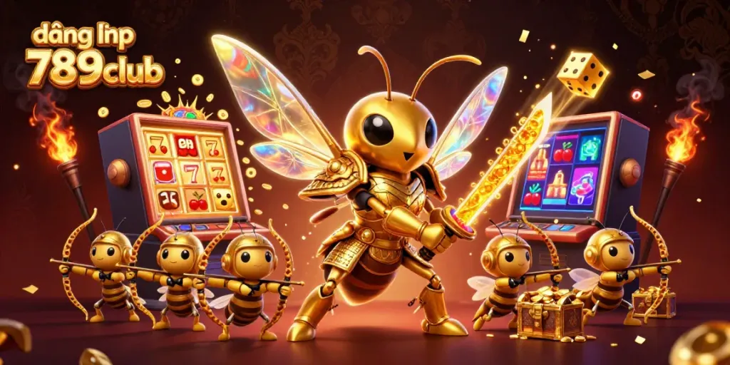 Engage with exciting gameplay through đăng nhập 789club, featuring vibrant slot machine visuals and dynamic casino elements.