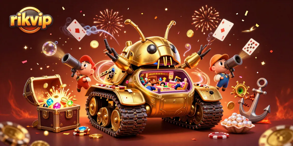 Experience thrilling gameplay at rikvip with a golden beetle tank casino adventure.