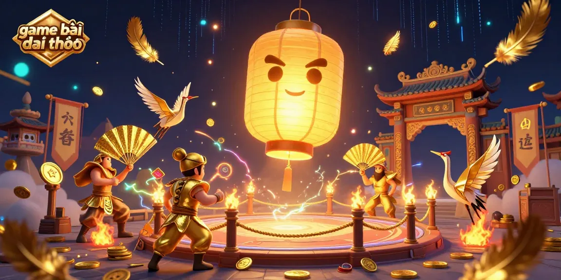 Experience the thrill of game bài đổi thưởng in this vibrant casino illustration with dynamic energy.