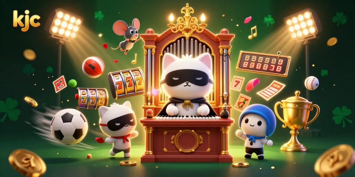 Engage with kjc's dynamic casino experience featuring a 3D phantom cat and exciting gaming elements.