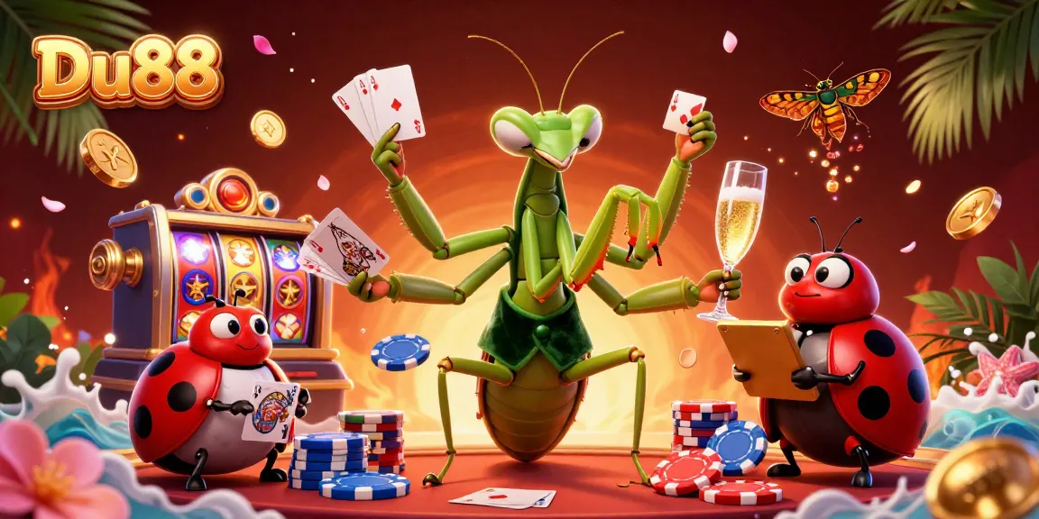 Experience thrilling poker action at Du88 with a vibrant casino scene of excitement and strategy.