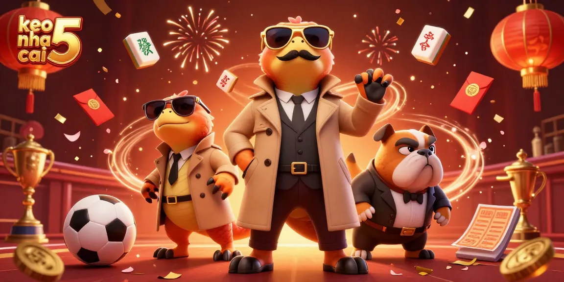 Experience excitement with keo nha cai 5 as three raptors try to enter a VIP casino lounge in a vibrant scene.