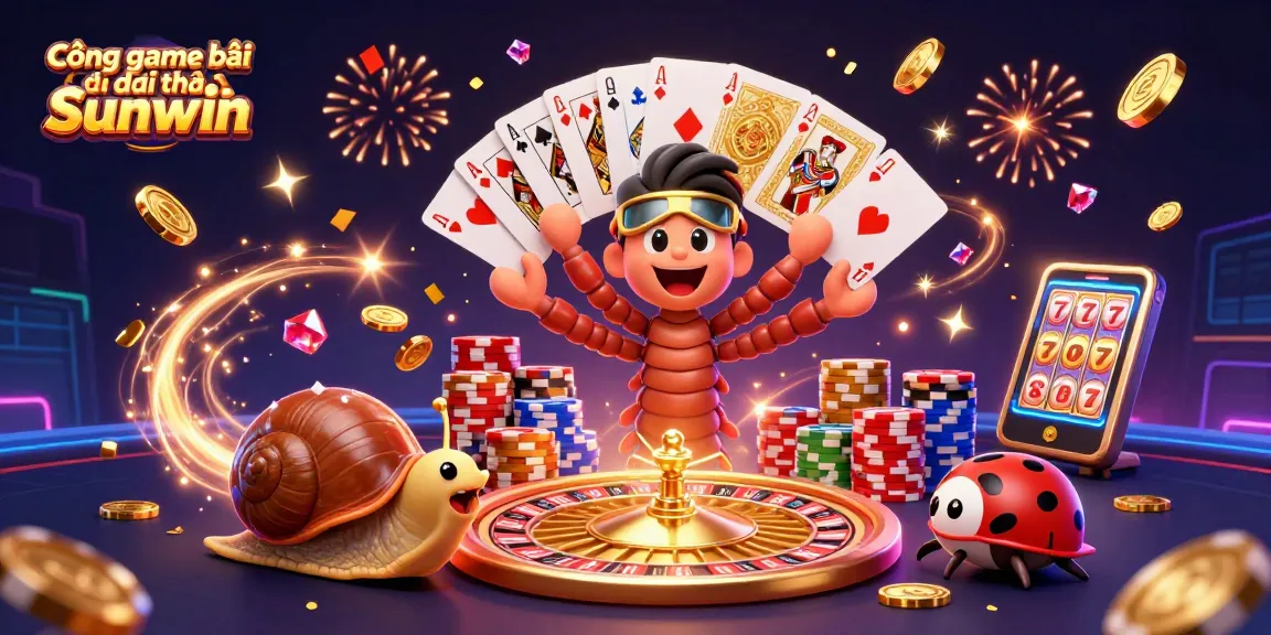 Experience the thrills at Cổng game bài đổi thưởng Sunwin with vibrant casino action and excitement!