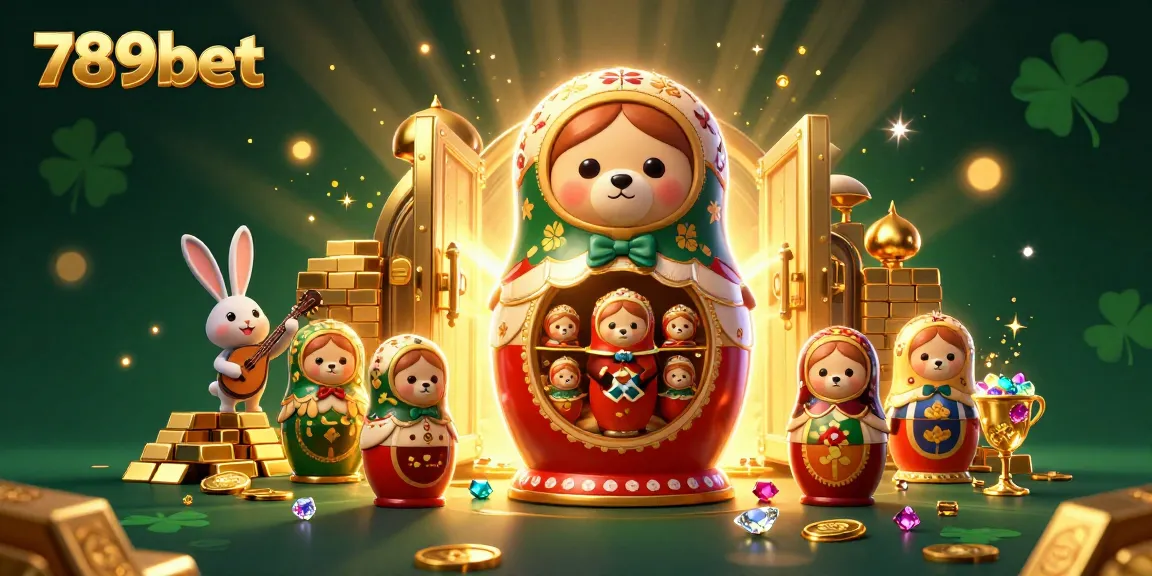 Experience the thrill of 789bet with this vibrant 3D illustration showcasing casino games and characters.