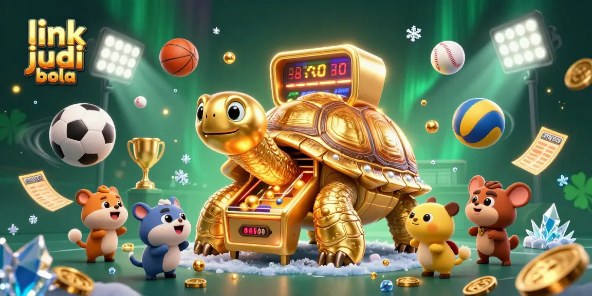 Engage with link judi bola through dynamic sports betting action in a vibrant casino scene.